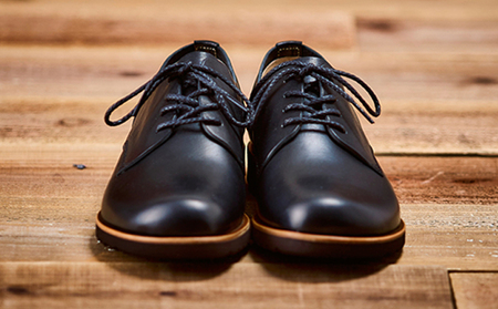 KOTOKA 足なりダービー 牛革 革靴 メンズシューズ KTO-3001 ブラック(紳士靴) 25.5cm