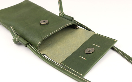 Native Creation 本革ポシェット NC3414V 全7色 栃木レザー【納期1～3カ月】 ファッション カバン バッグ  RED