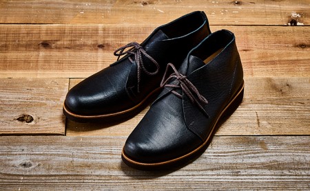 メンズ ブーツ 本革 紳士靴 吉野チャッカ 日本製 紐 シューズ KOTOKA（コトカ）No.KTO-7722ブラック ファッション 日用品 耐久性 デザイン 厚手 柔らかい シンプル  BN003 26.0cm