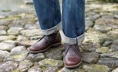 メンズ ブーツ 本革 紳士靴 吉野チャッカ 日本製 紐 シューズ KOTOKA 26.5cm