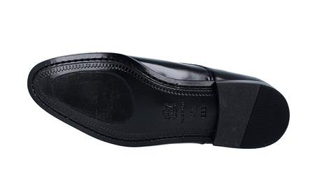 紳士靴 カーフレザー 革底 マッケイ製法　CD-401 BLK ファッション ストレートチップ フォーマルシューズ  BN002 25.0cm