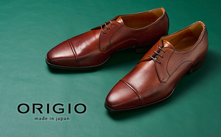 ORIGIO オリジオ 牛革ビジネスシューズ 紳士靴 ORG101（ブラウン）【ファッション・靴・シューズ・革製品・革靴】 光沢感  BN002 24.5cm