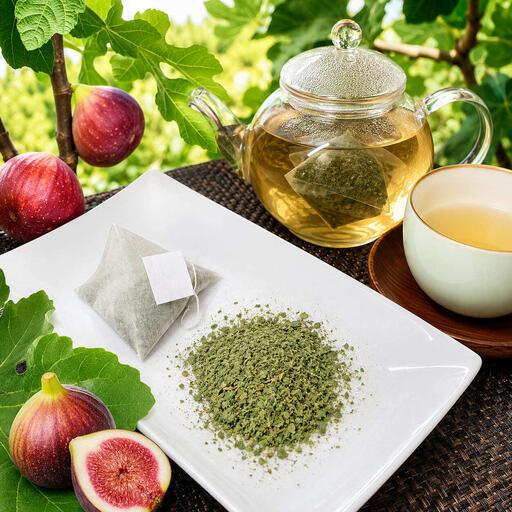 いちじくの葉茶～いちじく農家が作るお茶～ 飲料類 飲み物 ドリンク 植物茶 無花果葉 飲みやすい ティーバッグ ドーフィン品種