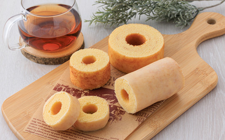 バウムクーヘン　3種類　各2個(レモン)_菓子・スイーツ 焼き菓子  _【1523901】