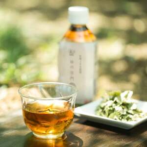 【奈良県天理市】有機JAS認証  国産　柿の葉茶　350ml×24本【1647292】