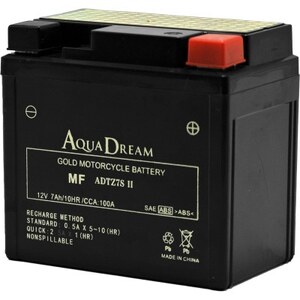 AQUADREAM GOLD バイク用バッテリー 液入充電済 ADTZ7S II 1個【配送不可地域：沖縄県】【1641561】