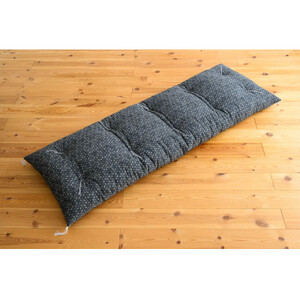 黒花3人掛け用ごろ寝座布団_雑貨・日用品  家具・インテリア _【1104150】