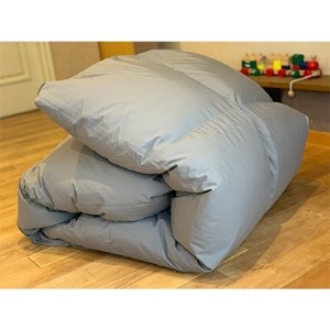 抜群の暖かさ 上質羽毛掛け布団ダウンパワー350(ハンガリー産WDD85%1.2kg) シングル_雑貨・日用品 布団 寝具 _【1119023】