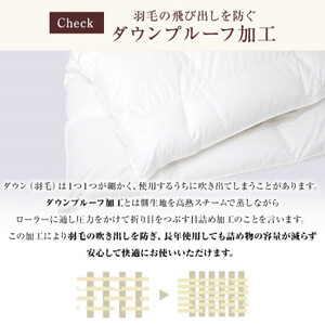 抜群のあたたかさ　上質羽毛掛け布団ダウンパワー400(WDD93%1.2kg)　シングル(オフ白)_雑貨・日用品 布団 寝具 _【1128337】