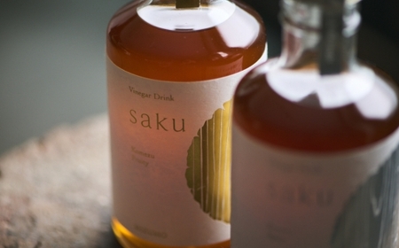 【木桶×純米酢】老舗酢蔵ノンアル酢ドリンク飲み比べ saku 2種セット（希釈）各1本｜ソムリエ共同開発　※北海道・沖縄・離島への配送不可