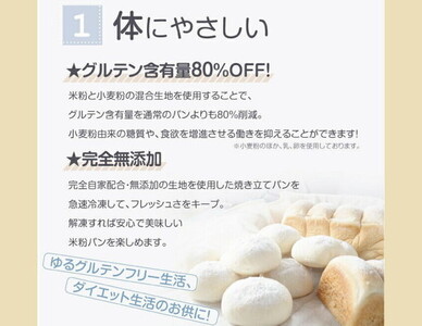米粉パン20個　※離島への配送不可