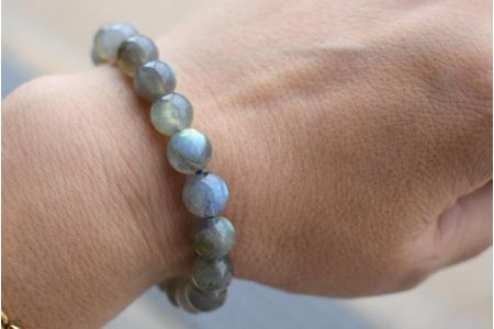 ラブラドライトのブレスレット　アクセサリー　ブレスレット　パワーストーン※着日指定不可◇