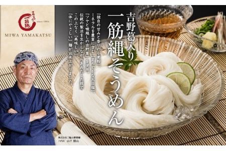 AE-34.【あの大統領も食べた】一筋縄そうめん・細平めん詰合せ