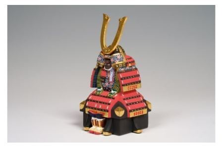 PCD-4.【端午の節句のお祝いに】奈良一刀彫 五月人形 具足 4号