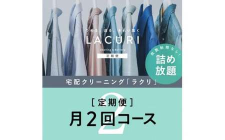 PJD-1.【宅配クリーニングの定期便】クリーニング《詰め放題》月２回コース　１年分(24回利用)