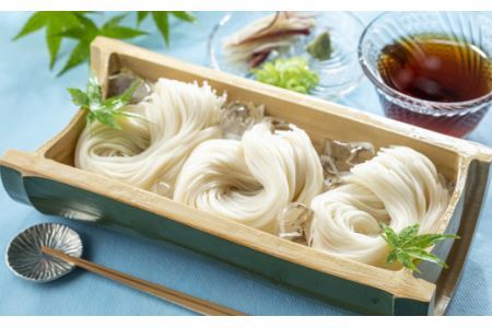 M-DC4.【三輪素麺】極細おだまき 1年熟成 180束(9kg) 木箱入り