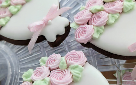 花束 の アイシングクッキー 6枚 | lis blanc  クッキー 焼き菓子 