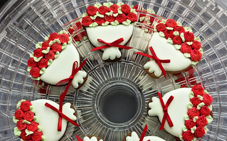 花束 の アイシングクッキー 15枚 | lis blanc クッキー 焼き菓子