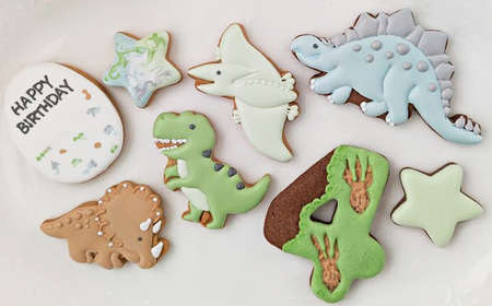 恐竜 の アイシングクッキー セット | lis blanc クッキー 焼き菓子