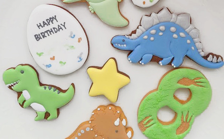 恐竜 の アイシングクッキー セット | lis blanc クッキー 焼き菓子