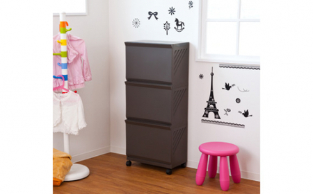 クレバン323 ブラウン 1台 ／ 平和工業 ランドリーラック フラップ式扉 シンプル 奈良県 御所市