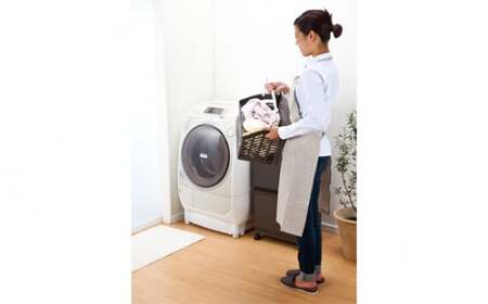 クレバン322 ブラウン 1台 ／ 平和工業 ランドリーラック フラップ式扉 シンプル 奈良県 御所市