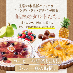 偶数月に届く！季節のタルト定期便6回　焼き菓子 ドイツ菓子 誕生日 奈良県 生駒市 お取り寄せ タルト ケーキ スイーツ デザート おやつ 洋菓子 熨斗対応 冷凍 送料無料