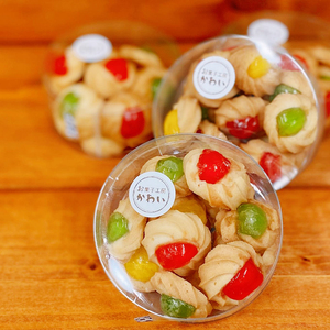 ドレンチェリーのクッキー 5袋 (計：約115個入り) 一枚ずつ手作り！｜お菓子 スイーツ お土産 贈り物 プレゼント おやつ クッキー コーヒー [2861]