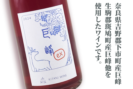 巨峰 2024ex (750ml×1本)｜ワイン 果実酒 奈良 香芝 [2998]