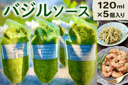 バジルソース (120ml×5個入り) [3214]