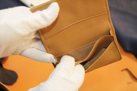 ReLEATHeR（リレザー）名刺入れ ＜マーブル×ベージュ＞ [2036]