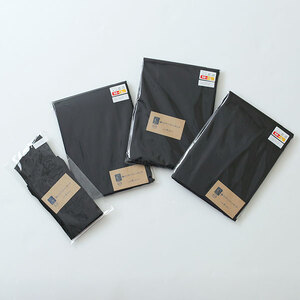 内側シルクのパンスト4点セットC [ブラック／普通サイズ]  [2752]