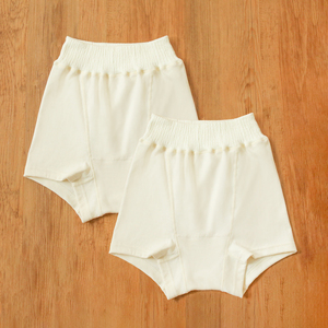 マタニティにも！ショーツ2枚セットA [生成／Mサイズ]  [2760]