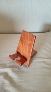 花梨 スマホスタンド ／ 奈良唐木工芸 工芸品 スタンド 卓上 角度調節 木製 シンプル 充電 インテリア 奈良県 葛城市【kara013】