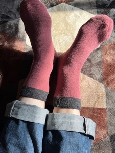 RunNext アンゴラ入り あったか ソックス ガーネット / ランネクスト 防寒 保温 ウォーキング スキー ツーリング 靴下 奈良県 葛城市【next038】