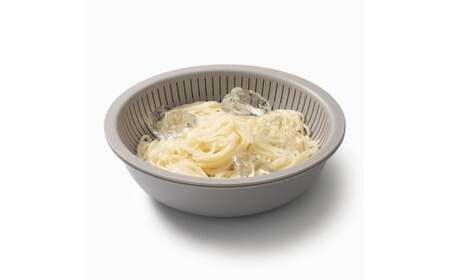 米とぎにも使える ザル ボウル 浅型 LBK-02  ピンク ／キッチン用品 調理器具 耐熱 重ねて収納 コンパクト ライクイット like-it【like022-5】