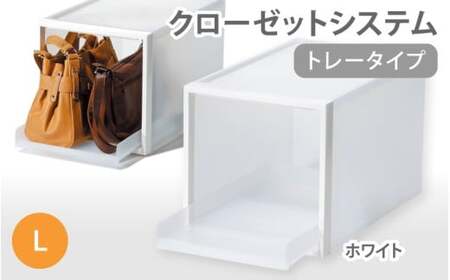 クローゼットシステム トレータイプL　CS-T6 (3色からお好きなカラーが選べる)  ／ ホワイト 収納 ライクイット like-it 奈良県 葛城市【like095-1】
