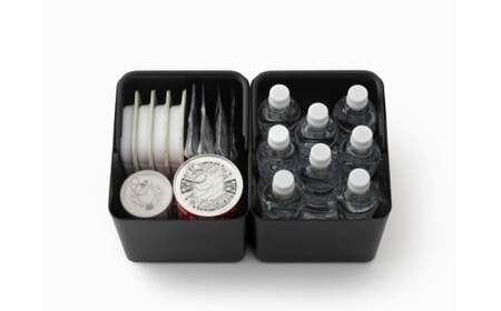 ハンドル付きストックケース ワイド 2個組 LBK-52 2P ホワイト (3色からお好きなカラーが選べる) 葛城市 ライクイット like-it【like103-1】