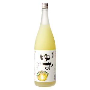 梅乃宿 ゆず酒 １８００ｍｌ／国産 柚子 果汁たっぷり 奈良県 葛城市 ...