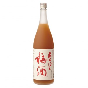 梅乃宿 あらごし梅酒 1800ml ／ お酒 リキュール ギフト 贈り物 プレゼント 人気 メーカー直送 濃厚 デザート 果肉たっぷり ロック ストレート 奈良県 葛城市