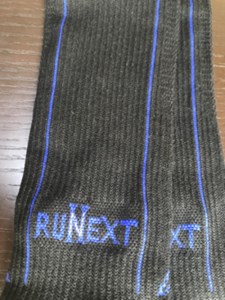 ゲーター　Mサイズ　ブルー／RunNext　スポーツ用　サポーター　ウォーキング　ジョギング　奈良県　葛城市