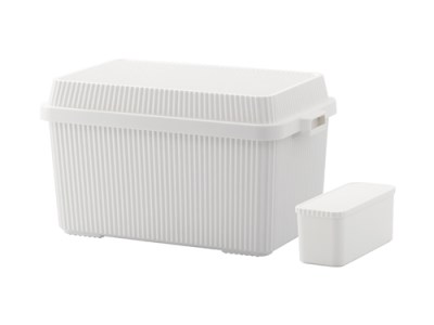 スタックアップコンテナ８３ STC-02S ホワイト ／ ライクイット like-it シンプル 収納 アウトドア インナー付 日本製【like065】