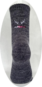 スポーツ用 厚手 パイル地 ソックス （足袋） チャコール 25～27cm 1足 ／ ランネクスト スポーツ用品 靴下 サポート ランニング 保温性 レジャー ウォーキング 奈良県 葛城市【next027】