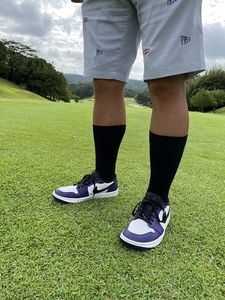 RunNext ゴルフ ブラック 25~27cm 1足 / ランネクスト ソックス 靴下 スポーツ用品 着圧機能 サポート ランニング フィットネス トレーニング 奈良県 葛城市【next029】