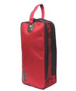 シューズケース DSG-801 レッド / 学生 靴袋 靴入れ 巾着 消臭 奈良県