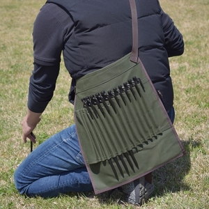 ペグケース ペグ・ハンマーケース PH-007 / ペグ収納ケース ペグバッグ 作業バッグ 腰に巻ける キャンプ テント 防水 ペグ ハンマー 運搬用