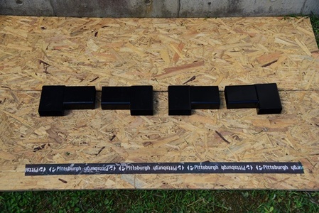 薪ラック２段式（２×４材用）接続金具／アウトドアグッズ　キャンプ用品　BBQ　バーベキュー　キャンパー