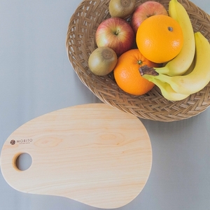 奈良県産 ひのき まな板 そら豆型 カッティングボード(MORITO×森庄銘木)/ウレタン 塗装 インテリア 天然素材 木製 おしゃれ ミニ 木 MORITO 森庄銘木 送料無料 奈良県 宇陀市 ふるさと納税