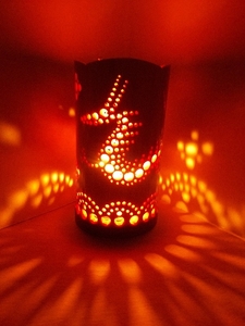 竹製キャンドルホルダー 龍 Ｒ-1 (表皮焦がしタイプ) ／ 竜 たつ 天然素材 癒し 環境保全 おうち時間 キャンプ 10,220円