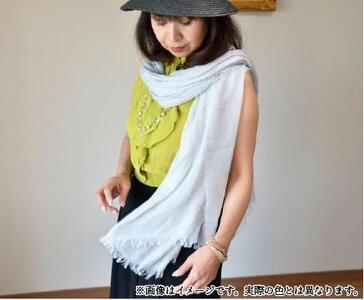 やわらかストール「オリジナル大判」桜色　約100×185cm